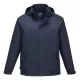 Jacheta vatuita cu gluga, impemeabila, captuseala fleece, Bleumarin Jacheta vatuita cu gluga, impemeabila, captuseala fleece, Bleumarin