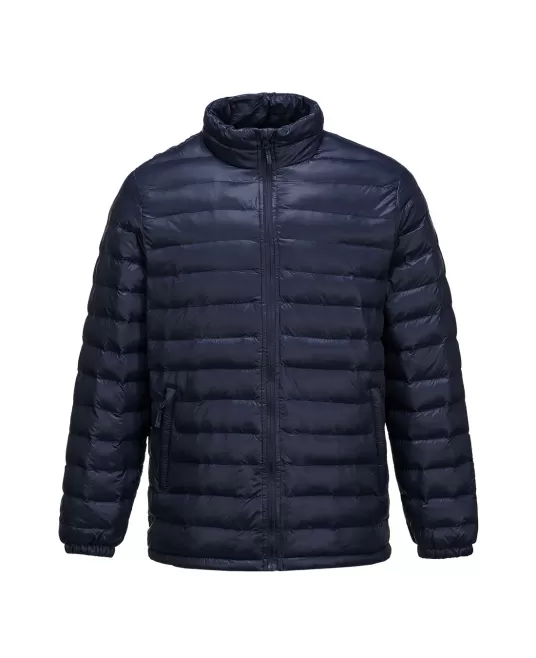 Jacheta  vatuita impermeabila, captuseala insulatex, Bleumarin