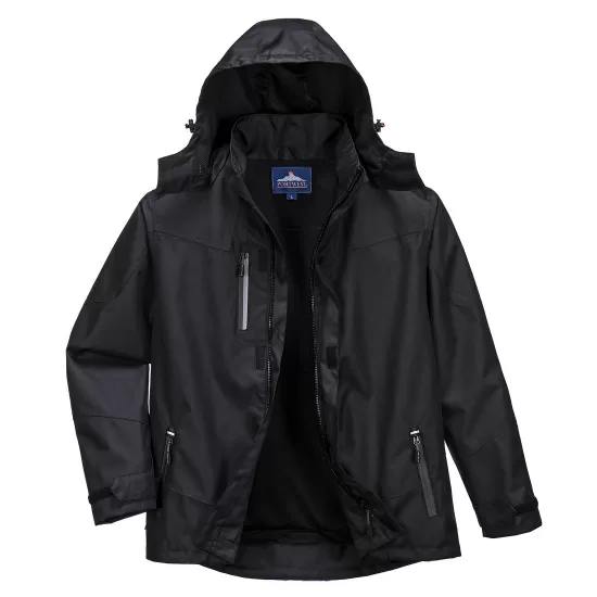 Jacheta de protectie impermeabila, colectia Extreme Rainwear, Negru Jacheta de protectie impermeabila, colectia Extreme Rainwear, Negru