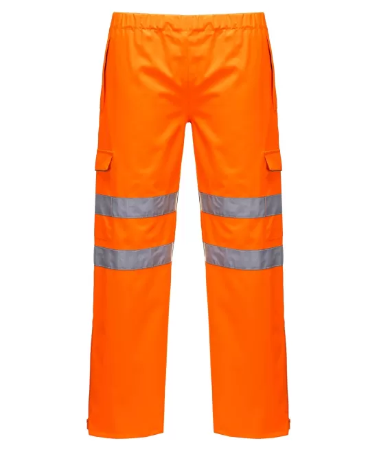 Pantaloni de protectie impermeabili si reflectorizanti Extreme, Portocaliu Pantaloni de protectie impermeabili si reflectorizanti Extreme, Portocaliu