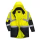 Jacheta impermeabila reflectorizanta, HiVis, bicolora, Galben si bleumarin Jacheta impermeabila reflectorizanta, HiVis, bicolora, Galben si bleumarin