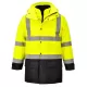 Jacheta vatuita reflectorizanta, 5 in 1, inalta vizibilitate, Galben si negru Jacheta vatuita reflectorizanta, 5 in 1, inalta vizibilitate, Galben si negru