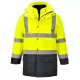 Jacheta vatuita reflectorizanta, 5 in 1, inalta vizibilitate, Galben si negru Jacheta vatuita reflectorizanta, 5 in 1, inalta vizibilitate, Galben si negru