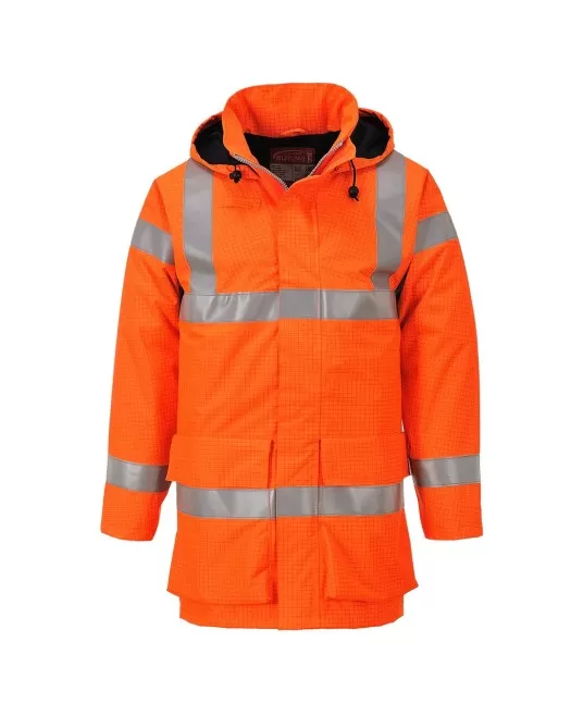 Jacheta de iarna HiVis ignifuga, antistatica, protectie chimica, Portocaliu Jacheta de iarna HiVis ignifuga, antistatica, protectie chimica, Portocaliu