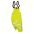 Pantaloni vatuiti si impermeabili, protectie ignifuga Bizflame Rain, Galben