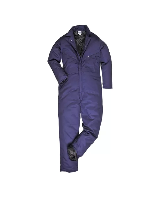 Combinezon vatuit, inchidere cu capse ascunse, certificat EN342, 445g/m2, Bleumarin Combinezon vatuit, inchidere cu capse ascunse, certificat EN342, 445g/m2, Bleumarin