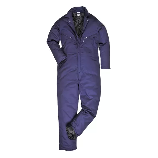 Combinezon vatuit, inchidere cu capse ascunse, certificat EN342, 445g/m2, Bleumarin Combinezon vatuit, inchidere cu capse ascunse, certificat EN342, 445g/m2, Bleumarin