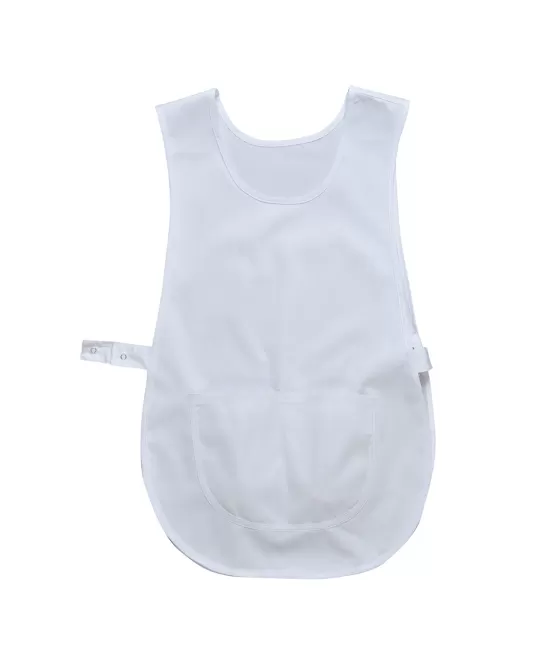 Sort poncho cu buzunar, tercot 190g/m2 alb