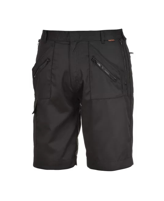 Pantaloni scurti  tercot Action, Negru Pantaloni scurti  tercot Action, Negru