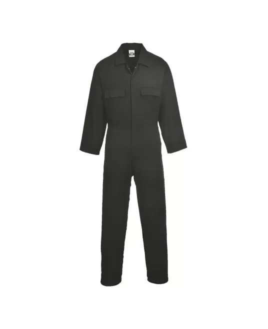 Combinezon Bumbac Euro Work, Negru Combinezon Bumbac Euro Work, Negru