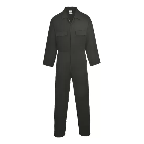 Combinezon Bumbac Euro Work, Negru Combinezon Bumbac Euro Work, Negru