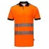 Tricou polo premium HiVis, 55% bumbac, Portocaliu Neon
