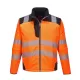 Jacheta premium softshell HiVis reflectorizant PW3, Portocaliu negru Jacheta premium softshell HiVis reflectorizant PW3, Portocaliu negru