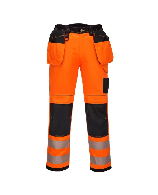 Pantaloni reflectorizanti Hi-Vis Vision, gama premium PW3 [T501] Portocaliu