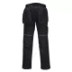 Pantaloni de lucru foarte rezistenti, buzunare pentru scule, tercot, 300g/m2, Negru Pantaloni de lucru foarte rezistenti, buzunare pentru scule, tercot, 300g/m2, Negru