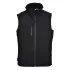 Vesta vatuita softshell, membrana tripla [TK51] Negru