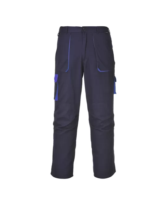 Pantaloni de lucru Texo Contrast, tercot 245g/m2 [TX11] Bleumarin