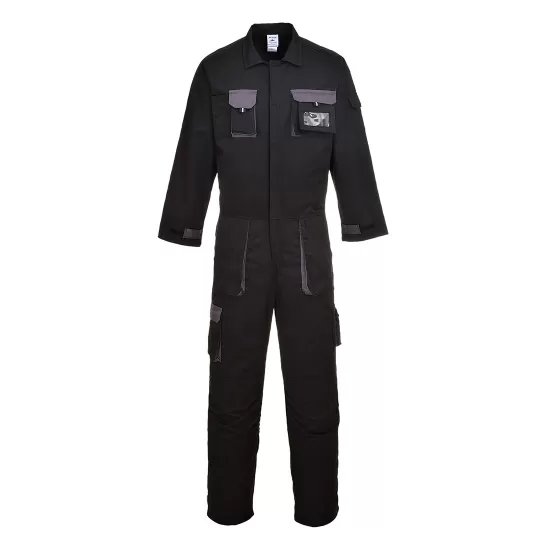 Combinezon de lucru gama Quality Portwest, colectia Texo Contrast [TX15] Negru