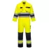 Combinezon de protectie reflectorizant, HiVis, tercot 245g/m2 [TX55] Galben si bleumarin