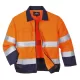 Jacheta HiVis premium tercot 245g/m2, portocaliu bleumarin Jacheta HiVis premium tercot 245g/m2, portocaliu bleumarin
