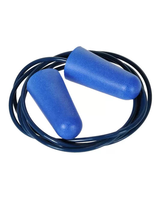 Antifoane interne cu snur, detectabile,  industria alimentara, 200 perechi [EP30] Albastru