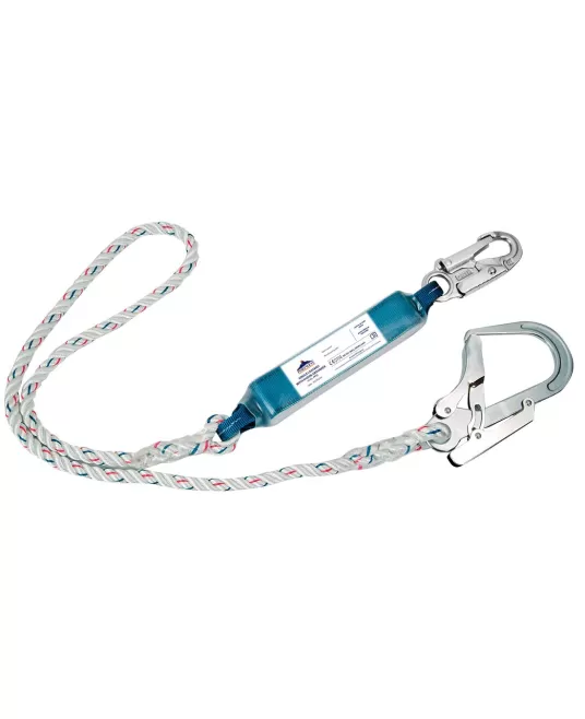 Franghie de siguranta cu absorbitor de socuri [FP23] Alb