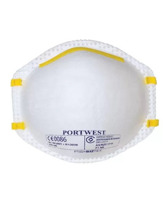 Masca de protectie respiratorie Dust Mist FFP1, 20 buc [P100] Alb