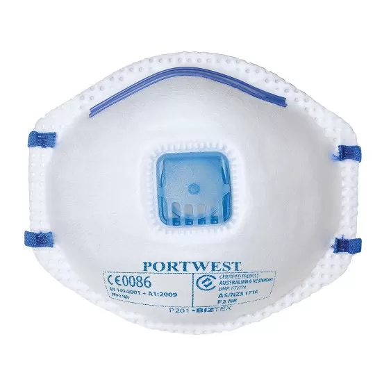 Semimasca FFP2 cu valva, 10 bucati/cutie Semimasca FFP2 cu valva, 10 bucati/cutie
