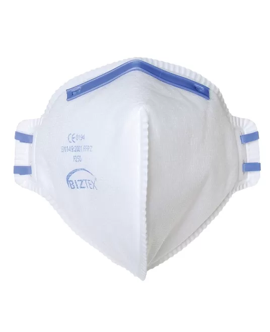 Masca de protectie Respirator FFP2 Dust Mist Fold Flat, 20 buc [P250] Alb