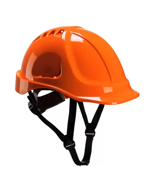 Casca protectie usoara, sistem de reglare cu rotita, portocaliu