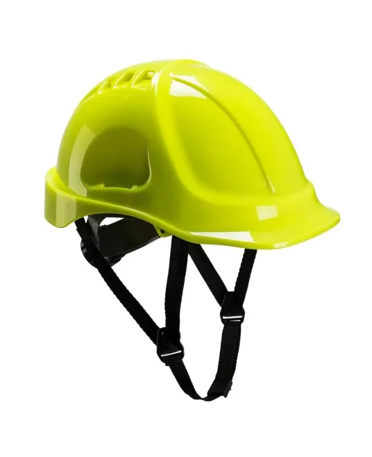 Casca protectie usoara, sistem de reglare cu rotita, galben