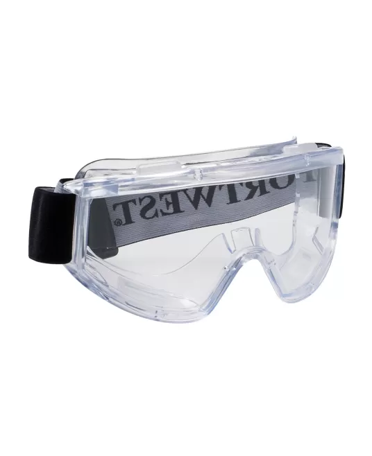 Ochelari de protectie EN166, aerisire indirecta, tip goggles, 116 gr [PW22] Transparent