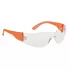 Ochelari de protectie cu snur inclus, transparent portocaliu