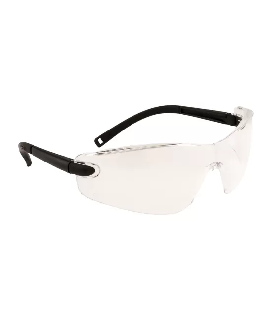 Ochelari de protectie EN166, fara rame, brate moi, snur inclus, 28gr [PW34] Transparent