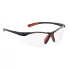 Ochelari de protectie EN 166, brate moi pentru confort, snur inclus, 26 gr [PW37] Rosu