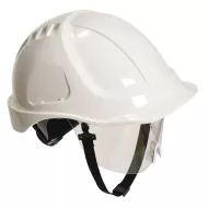 Casca de protectie cu vizor, Alb Casca de protectie cu vizor, Alb