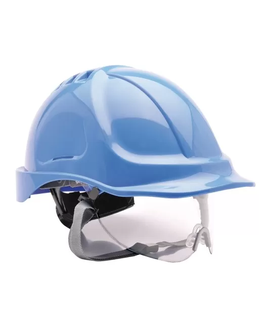 Casca cu vizor si rotita reglare, Albastru