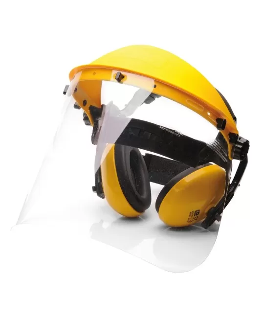 Set protectie fata si auz impotriva impactului, zgomotului si lichidelor [PW90] Galben