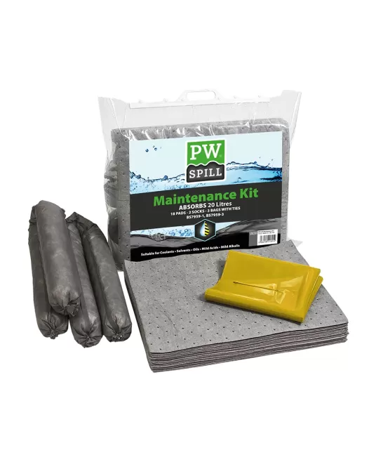 Set absorbtie 20 l, 6 buc, Gri