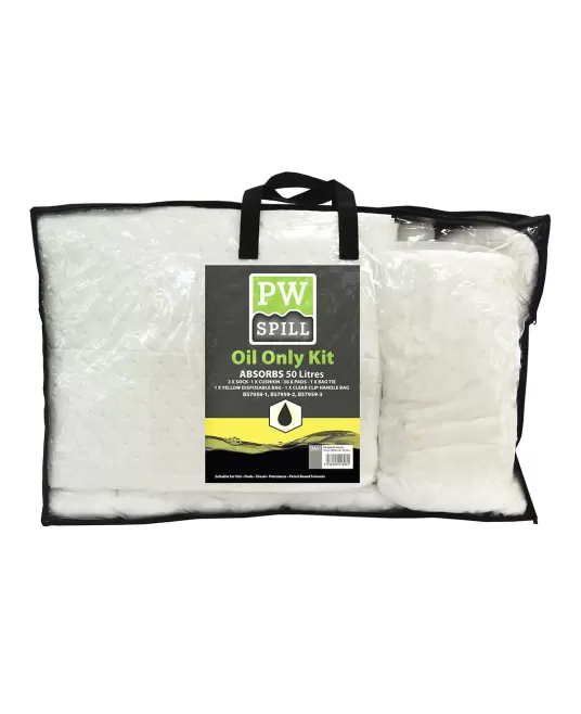 Set Absorbtie Uleiuri 50l, 3 buc, Alb