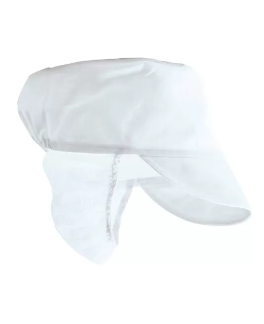 Boneta pentru industria alimentara, fileu pentru acoperirea parului, Alb