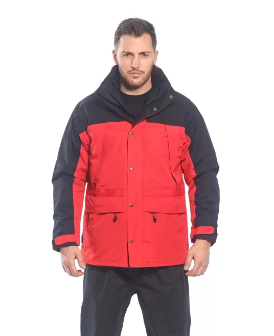 Jacheta vatuita 3 in 1, fleece detasabil, Rosu Jacheta vatuita 3 in 1, fleece detasabil, Rosu