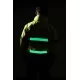 Jacheta de protectie reflectorizanta vatuita, 3 in 1, fosforescenta [G465] Galben si bleumarin
