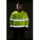 Jacheta de protectie reflectorizanta vatuita, 3 in 1, fosforescenta [G465] Galben si bleumarin
