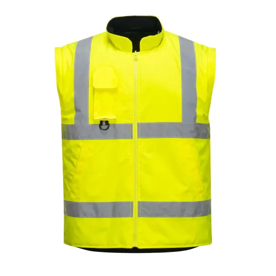 Jacheta vatuita reflectorizanta, 7 in 1, inalta vizibilitate, galbena, Galben Jacheta vatuita reflectorizanta, 7 in 1, inalta vizibilitate, galbena, Galben