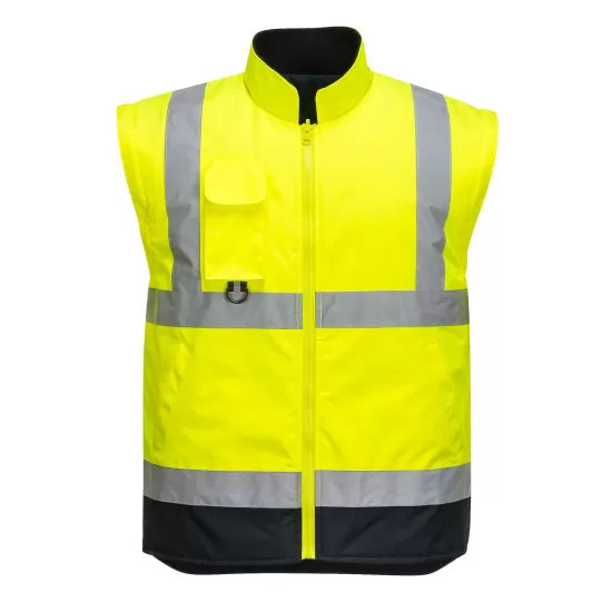 Jacheta HiVis 7 in 1 Portwest, galben bleumarin Jacheta HiVis 7 in 1 Portwest, galben bleumarin
