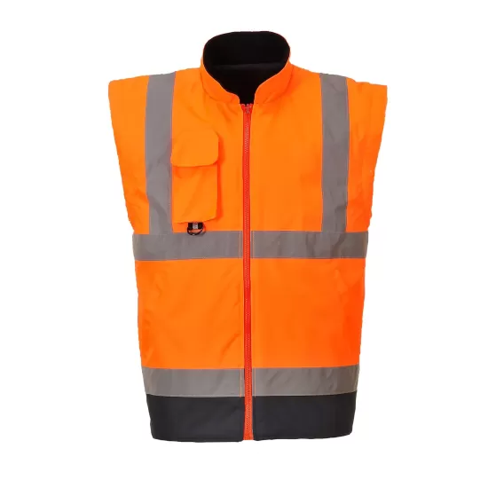 Jacheta HiVis 7 in 1 Portwest, portocaliu bleumarin Jacheta HiVis 7 in 1 Portwest, portocaliu bleumarin