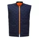 Jacheta vatuita reflectorizanta, 4 in 1, inalta vizibilitate, impermeabila, Portocaliu si bleumarin Jacheta vatuita reflectorizanta, 4 in 1, inalta vizibilitate, impermeabila, Portocaliu si bleumarin
