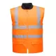 Jacheta vatuita reflectorizanta, 4 in 1, inalta vizibilitate, impermeabila, Portocaliu si bleumarin Jacheta vatuita reflectorizanta, 4 in 1, inalta vizibilitate, impermeabila, Portocaliu si bleumarin