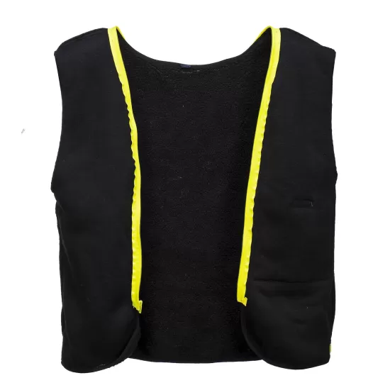 Jacheta vatuita reflectorizanta, 3 in 1, impermeabila, inalta vizibilitate [C465] Galben si negru